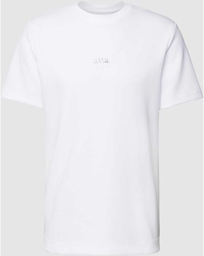 BALR Regular Fit T-shirt Met Labelprint - Wit