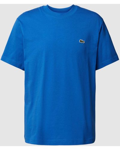 Lacoste T-Shirt mit Rundhalsausschnitt Modell 'BASIC' - Blau