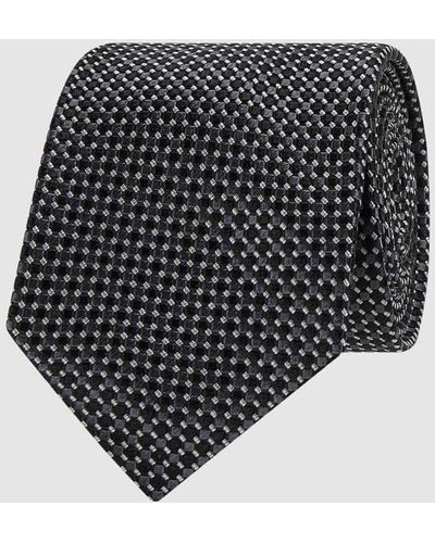 Eterna Krawatte aus Seide (7,5 cm) - Schwarz