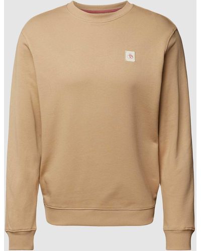 Scotch & Soda Sweatshirt Met Labelpatch - Naturel