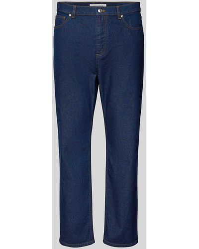 Maison Kitsuné Jeans mit 5-Pocket-Design - Blau