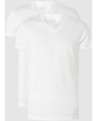 Jockey T-Shirt aus Baumwolle im 2er-Pack - Weiß