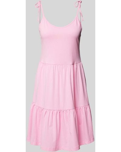 ONLY Minikleid im Stufen-Look Modell 'LIFE' - Pink