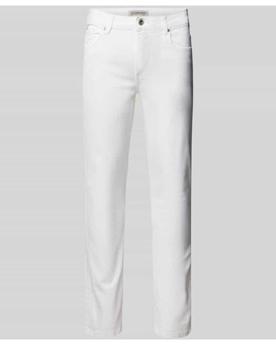 Lindbergh Jeans mit 5-Pocket-Design - Weiß