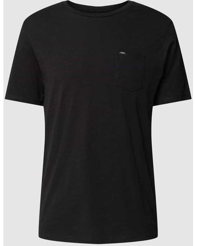 O'neill Sportswear T-Shirt mit Label-Detail Modell 'Jack' - Schwarz