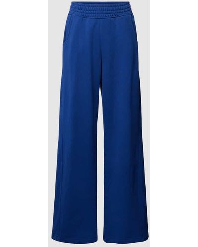 Karo Kauer Sweatpants mit elastischem Bund - Blau