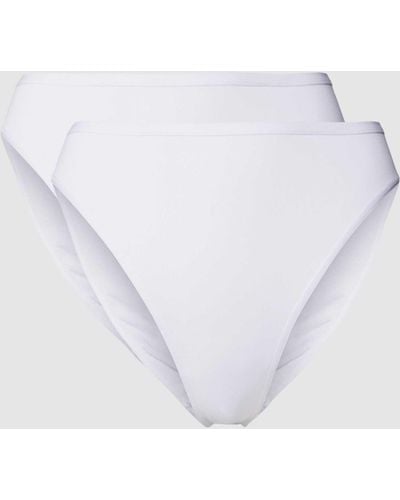 Mey Slip im unifarbenen Design Modell 'Retro Jazz-Pants' - Weiß