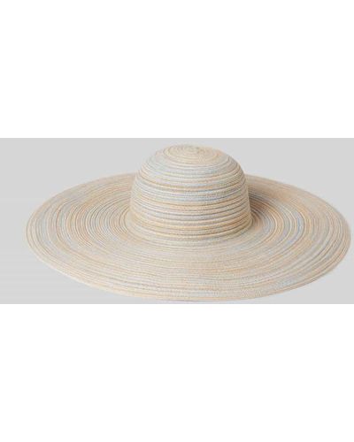 Esprit Hut mit Streifenmuster Modell 'MarlCloche' - Natur