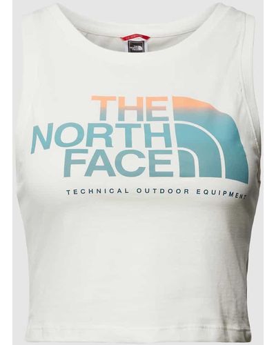 The North Face Tanktop mit Label-Print - Blau