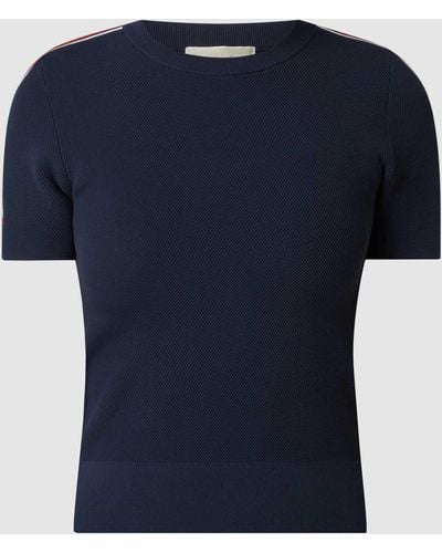 MICHAEL Michael Kors T-shirt Met Logostrepen - Blauw