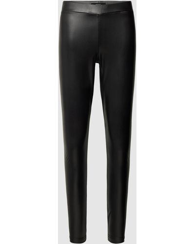 Vero Moda Leggings in Leder-Optik Modell 'GAYA' - Schwarz