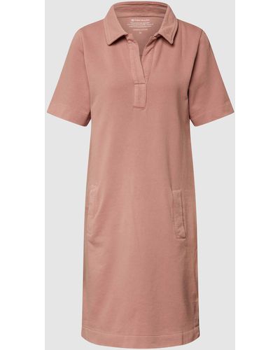 Tom Tailor Mini-jurk Met Platte Kraag - Roze