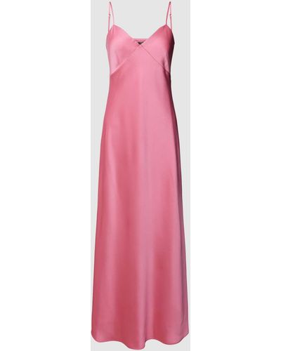 Joop! Midi-jurk Met Hartvormige Hals - Roze