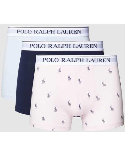 Polo Ralph Lauren Boxershorts mit elastischem Logo-Bund und Regular Fit - Mehrfarbig