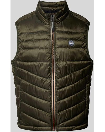 Jack & Jones Bodywarmer Met Labelbadge - Groen