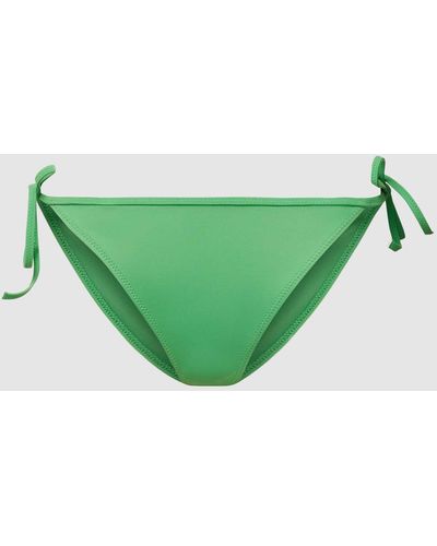 Tommy Hilfiger Bikini-Slip mit Label-Print Modell 'CHEEKY' - Grün