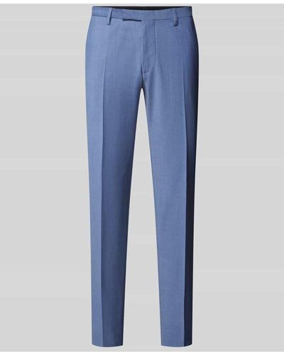 Cinque Tapered Fit Anzughose mit Bügelfalten Modell 'Monopoli' - Blau