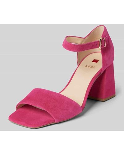 Högl Sandalette mit Dornschließe - Pink