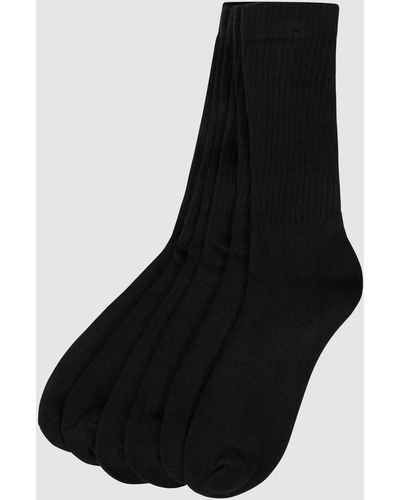 S.oliver Sokken Met Stretch In Een Set Van 6 Paar - Zwart