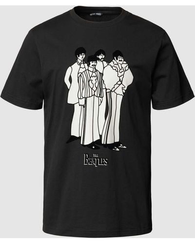 Antony Morato Regular Fit T-shirt Met Motiefprint - Zwart