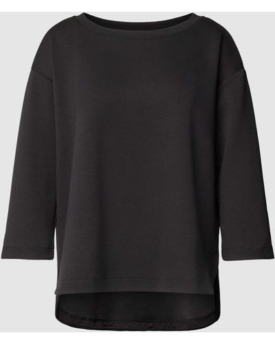 Esprit Sweatshirt Met 3/4-mouwen - Zwart