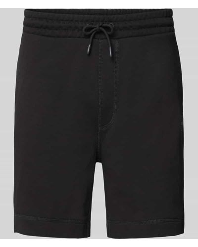 BOSS Shorts mit Label-Patch Modell 'Sewalk' - Schwarz