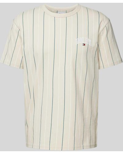 Tommy Hilfiger T-Shirt mit Streifenmuster - Weiß