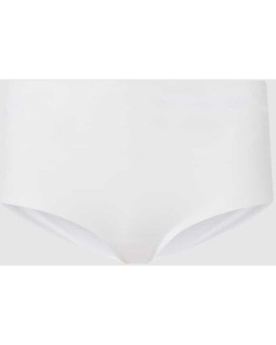 Hanro Panty mit Stretch-Anteil - nahtlos Modell Invisible Cotton - Weiß