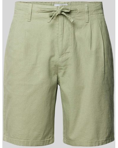 Only & Sons Shorts mit elastischem Bund Modell 'LARGO' - Grün