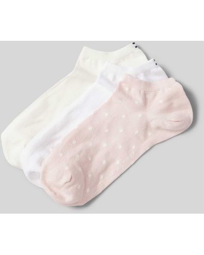 Tommy Hilfiger Socken mit Label-Stitching im 3er-Pack - Pink