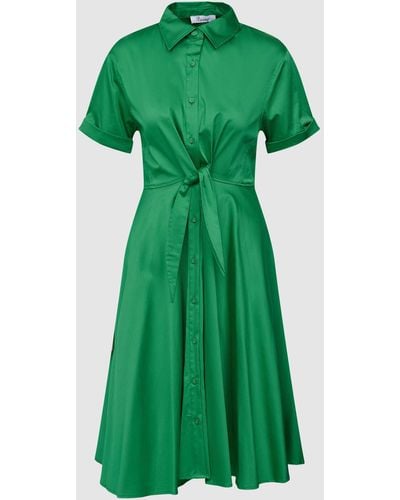 Princess Goes Hollywood Blusenkleid mit Knotendetail - Grün