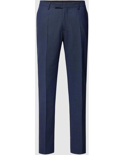 Pierre Cardin Pantalon Met Bandplooien - Blauw