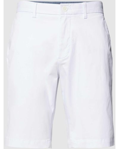 Tommy Hilfiger Shorts in unifarbenem Design - Weiß