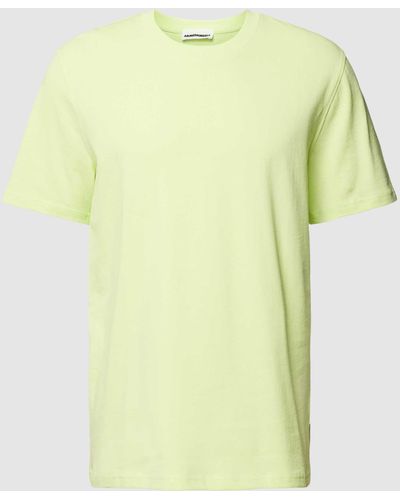 ARMEDANGELS T-Shirt mit Rundhalsausschnitt Modell 'MAARKOS' - Gelb