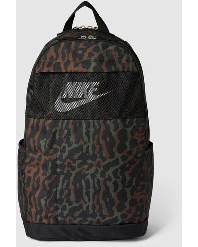 Nike Rucksack mit Label-Print - Schwarz