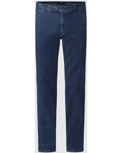 EUREX by BRAX Regular Fit Jeans mit Stretch-Anteil Modell 'John' - Blau