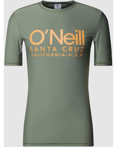 O'neill Sportswear T-shirt Met Labelprint - Groen
