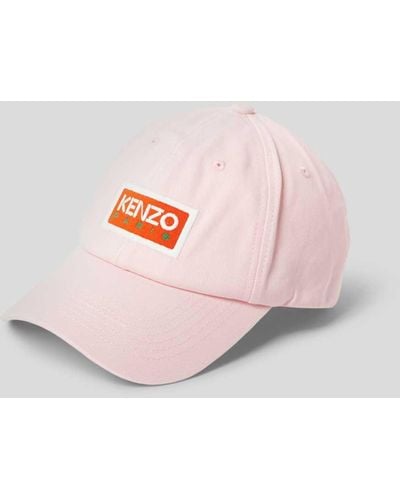 KENZO Base Cap mit Label-Stitching - Pink