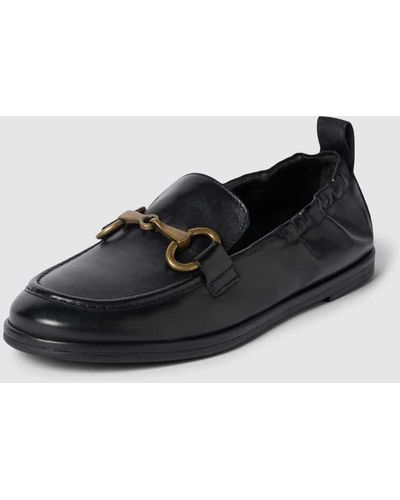 Marc O' Polo Loafers in unifarbenem Design Modell 'ALVA' - Schwarz