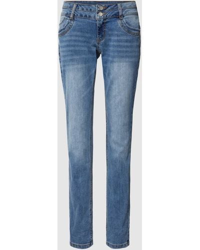 Buena Vista Jeans Met Normaal Model En Denimlook - Blauw
