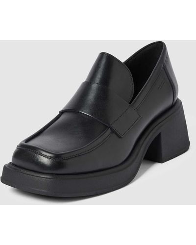 Vagabond Shoemakers Loafers Van Echt Leer - Zwart