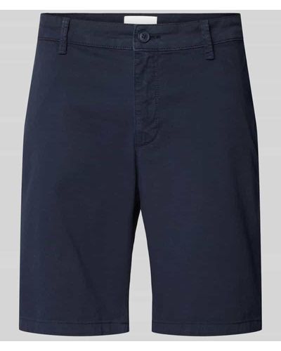 ARMEDANGELS Regular Fit Shorts mit Gesäßtaschen Modell 'DAALOS' - Blau