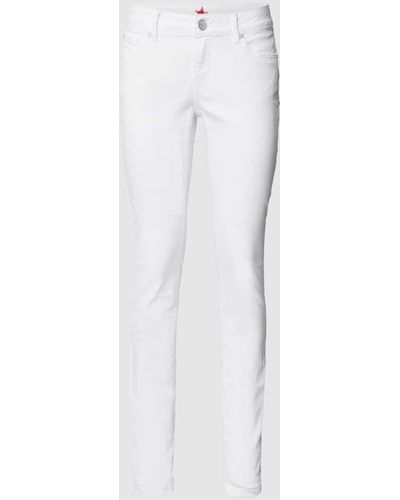Buena Vista Slim Fit Jeans mit Stretch-Anteil Modell 'Italy' - Weiß