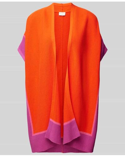 Milano Italy Cape im Colour-Blocking-Design - Orange