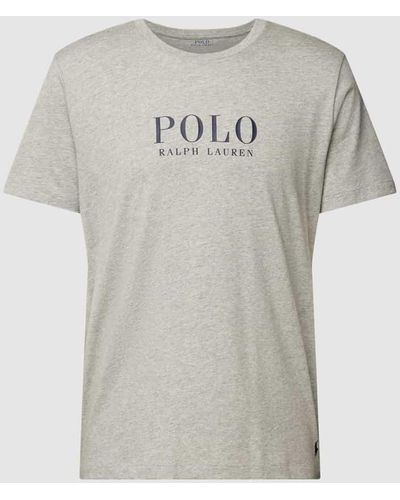 Polo Ralph Lauren T-Shirt mit Label-Print - Grau