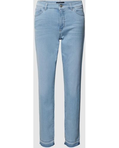 Marc Cain Slim Fit Jeans im 5-Pocket-Design - Blau