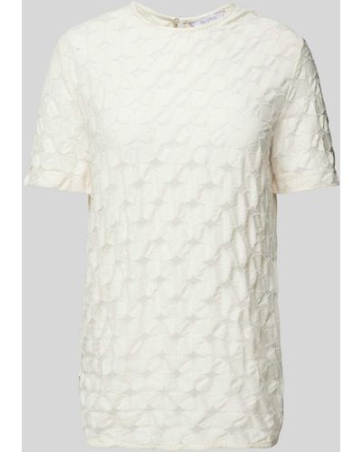 Max Mara T-Shirt mit Rundhalsausschnitt Modell 'FILIPPO' - Weiß