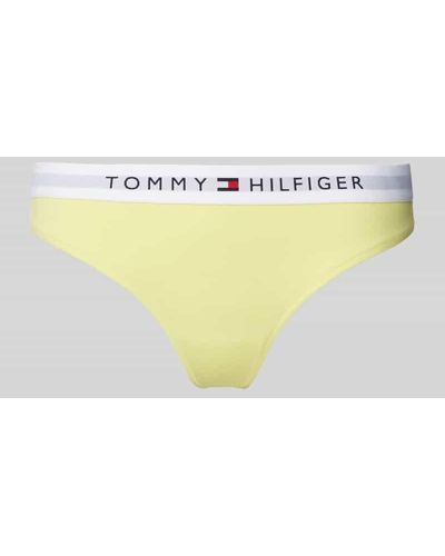 Tommy Hilfiger String mit elastischem Bund und Label-Detail - Mettallic