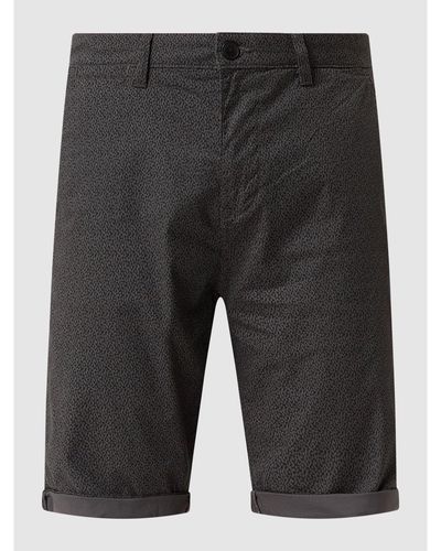 Esprit Relaxed Slim Fit Chino-Shorts mit Stretch-Anteil - Grau