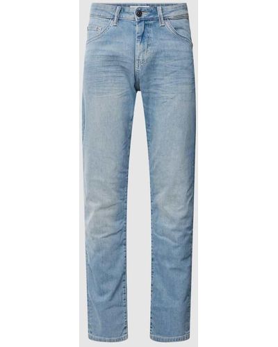 Tom Tailor Slim Fit Jeans mit Eingrifftaschen - Blau